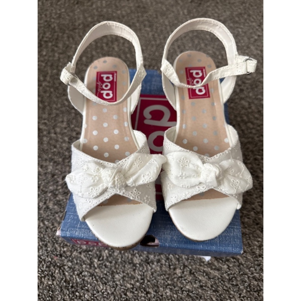 Girls Embroidered Espadrille Sandals